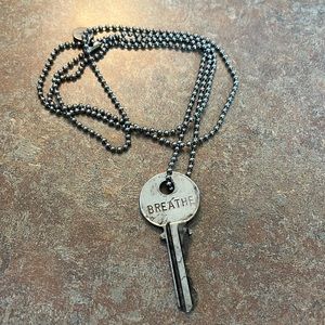 Breathe Key necklace
